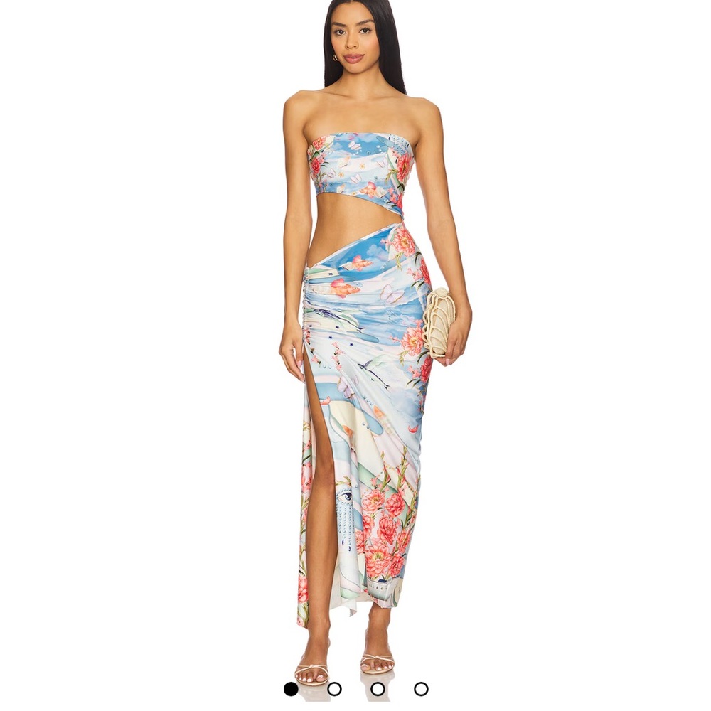 REVOLVE Floral Blue dress
